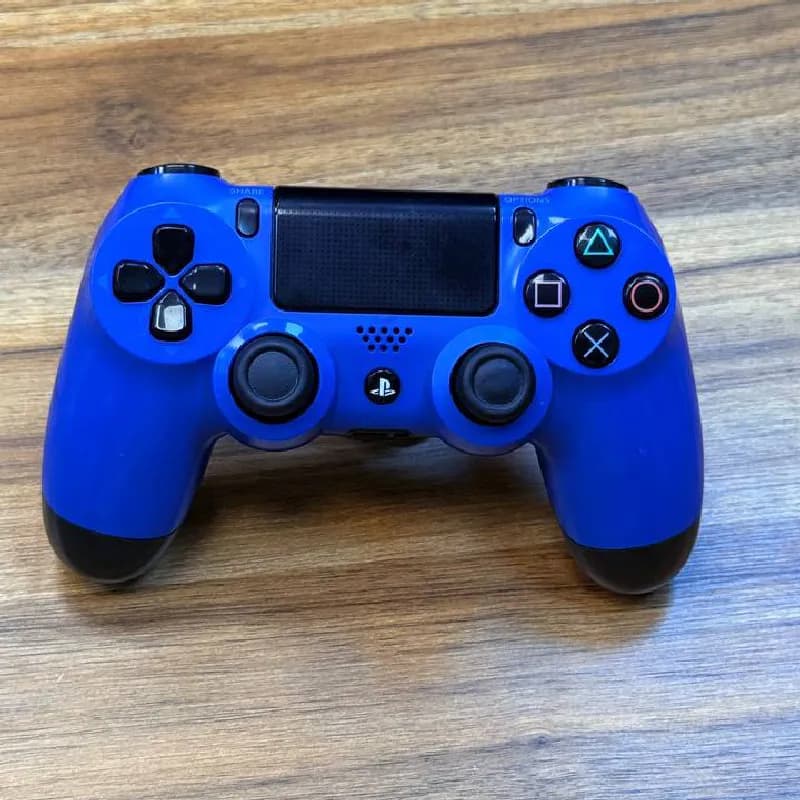 دسته ps4 اورجینال استوک ابی مشکی — تصویر ۶