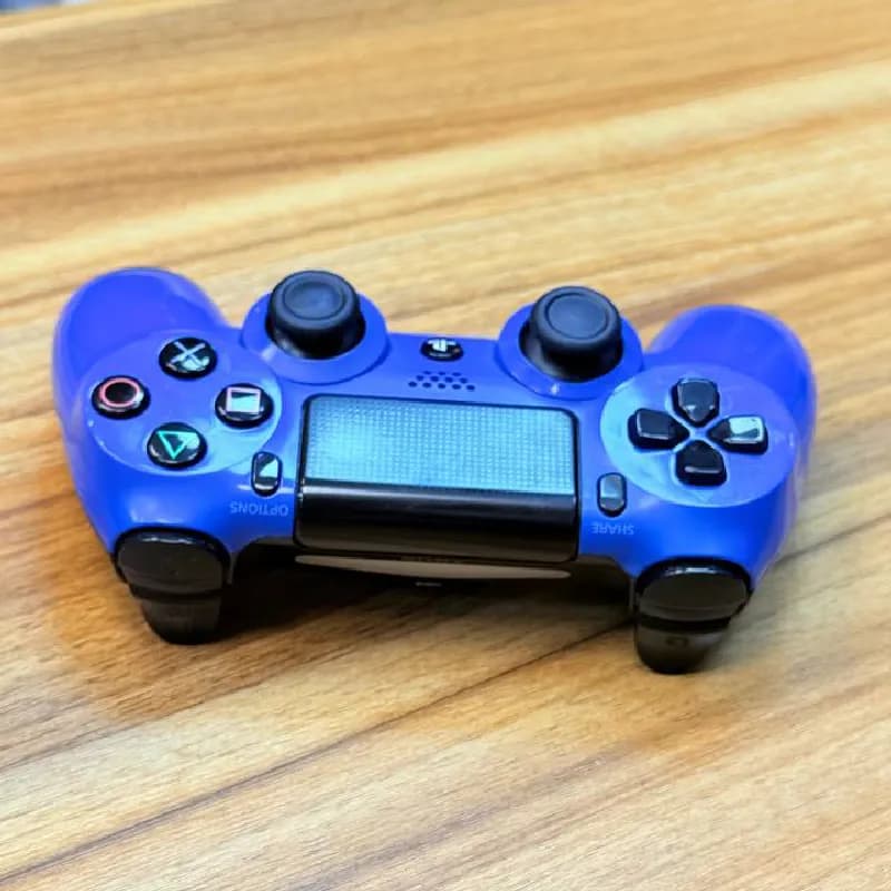 دسته ps4 اورجینال استوک ابی مشکی — تصویر ۲