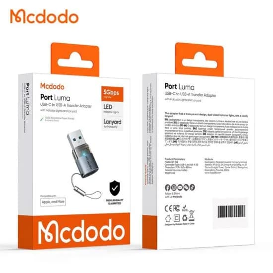 مبدل USB-C به USB3.0 مک‌دودو مدل OT-7580 — تصویر ۴
