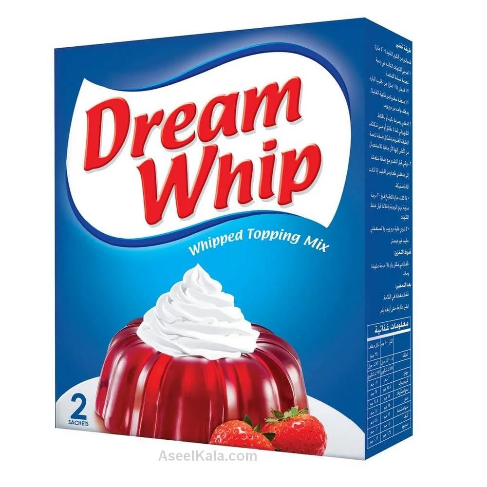 پودر خامه دریم ویپ بسته 2 عددی – Dream Whip — تصویر ۲