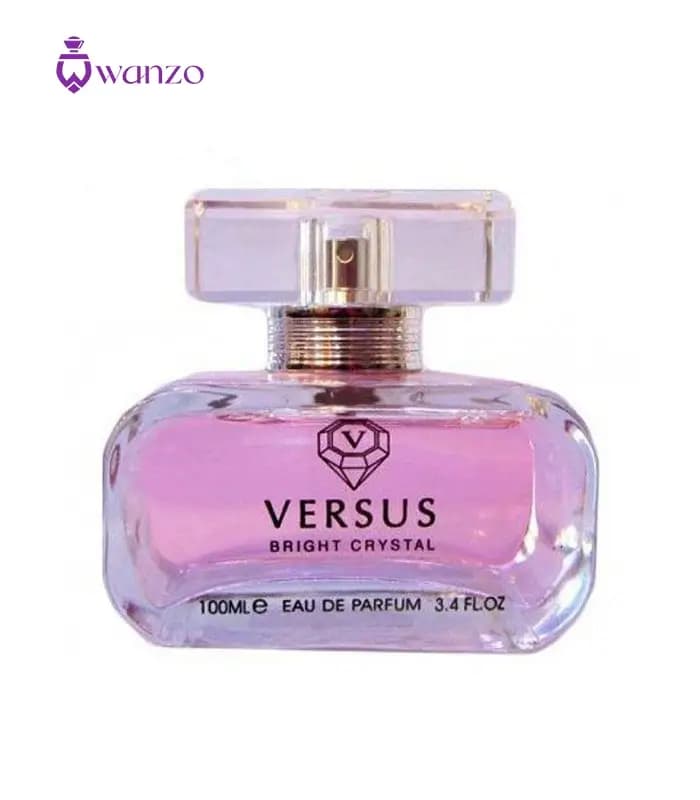 عطر ادکلن فراگرنس ورد ورسوس برایت کریستال (مشابه ورساچه برایت کریستال-صورتی) | Fragrance World Versus Bright Crystal — تصویر ۳