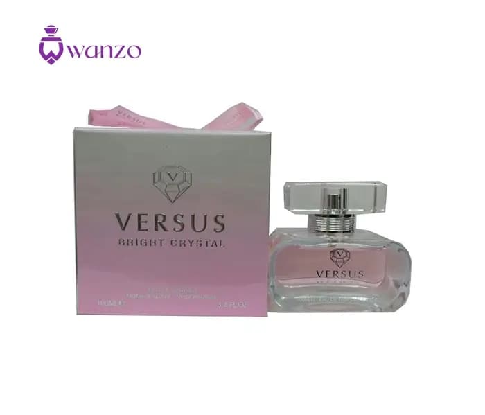 عطر ادکلن فراگرنس ورد ورسوس برایت کریستال (مشابه ورساچه برایت کریستال-صورتی) | Fragrance World Versus Bright Crystal — تصویر ۴