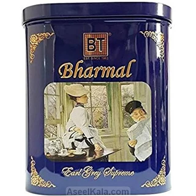 چای بارمال معطر ارل گری قوطی بیضی 500 گرمی – BHARMAL — تصویر ۲
