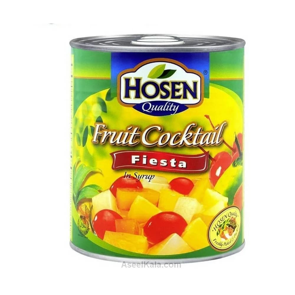 کمپوت حسین مخلوط میوه جات وزن 836 گرم – Hosen