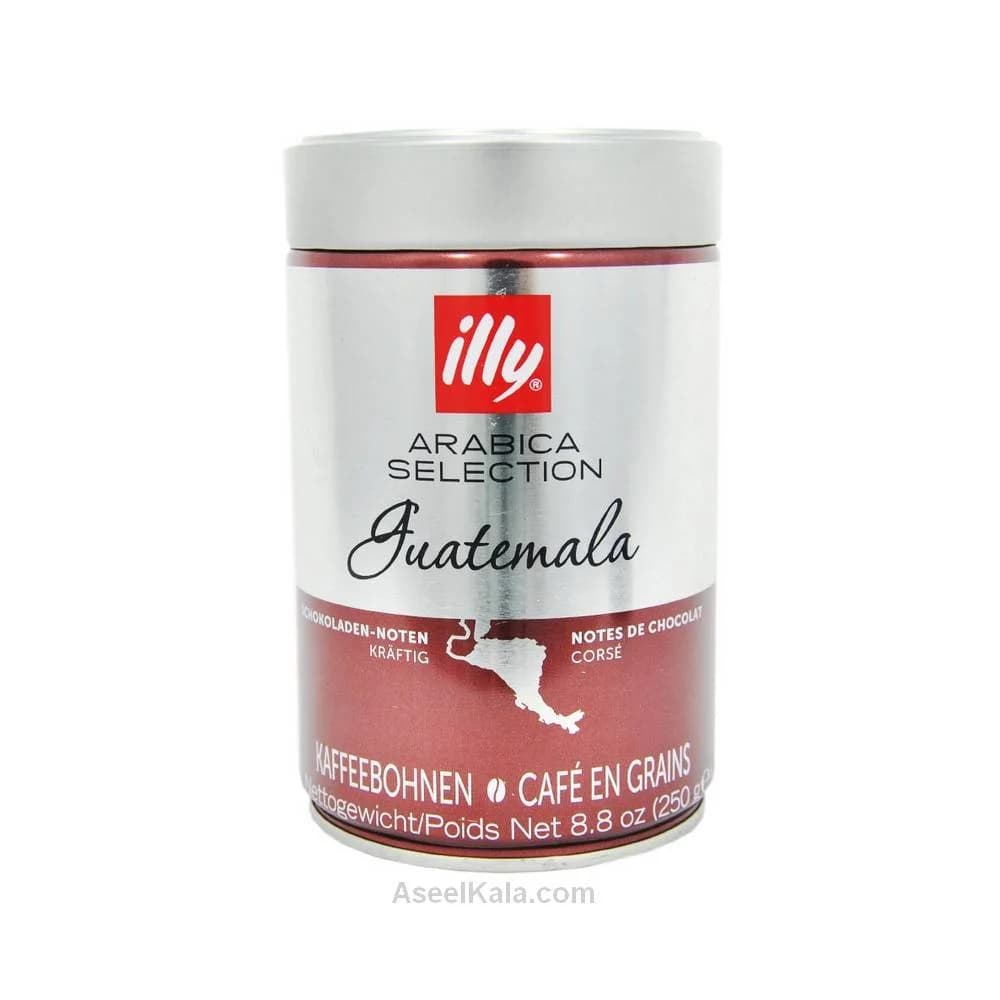 قهوه ایلی گواتمالا دانه قوطی 250 گرمی – Illy