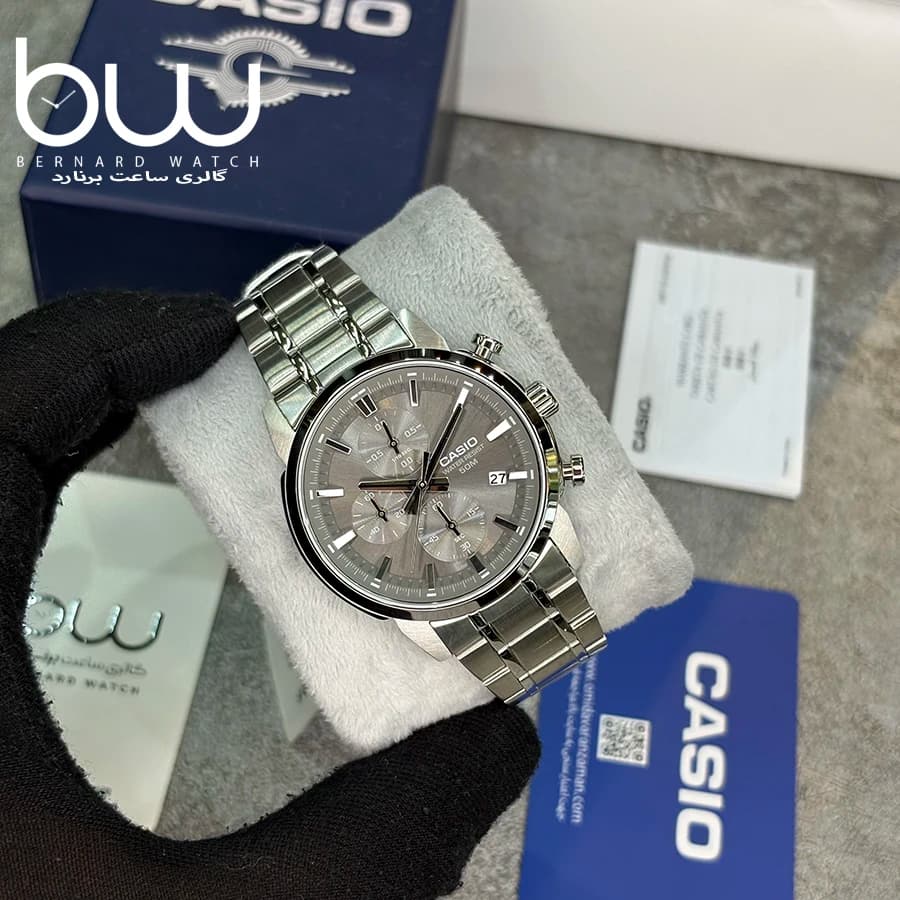 ساعت کاسیو Casio مردانه مدل MTP-E510D-8AV — تصویر ۸