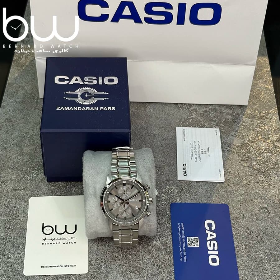 ساعت کاسیو Casio مردانه مدل MTP-E510D-8AV — تصویر ۱۰