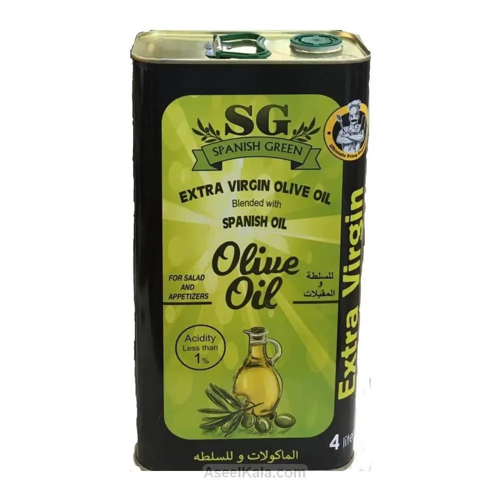 روغن زیتون اس جی قوطی فلزی 4 لیتری – SG