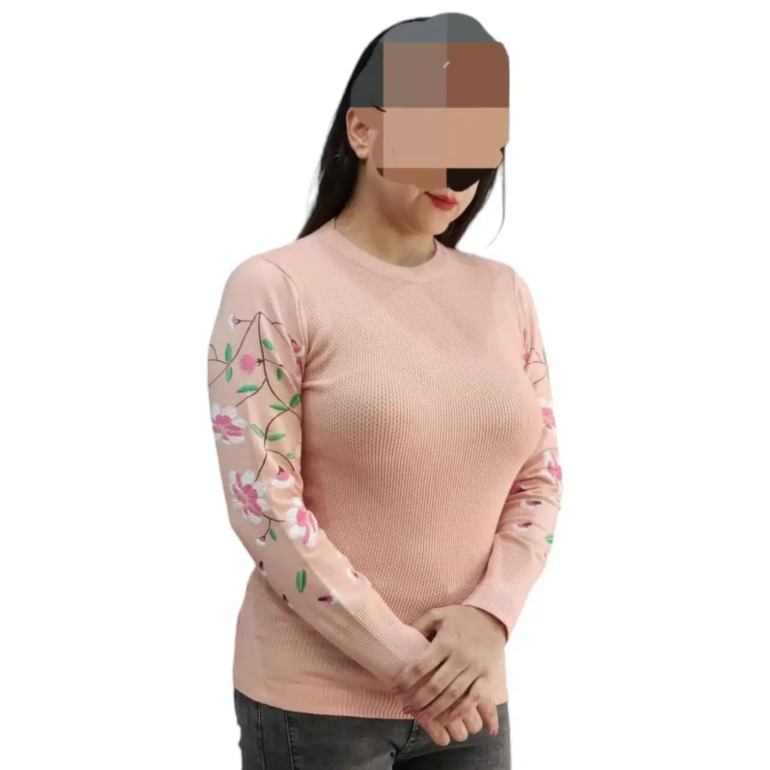 بلوز بافت دخترانه نیکا برند سیبافت — تصویر ۵