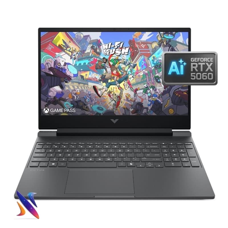 لپ تاپ 15.6 اینچی گیمینگ اچ پی HP Gaming Victus FA2102NW Core5-210H 8GB 1TB 8G-RTX5060 Nvidia Graphics 144Hz