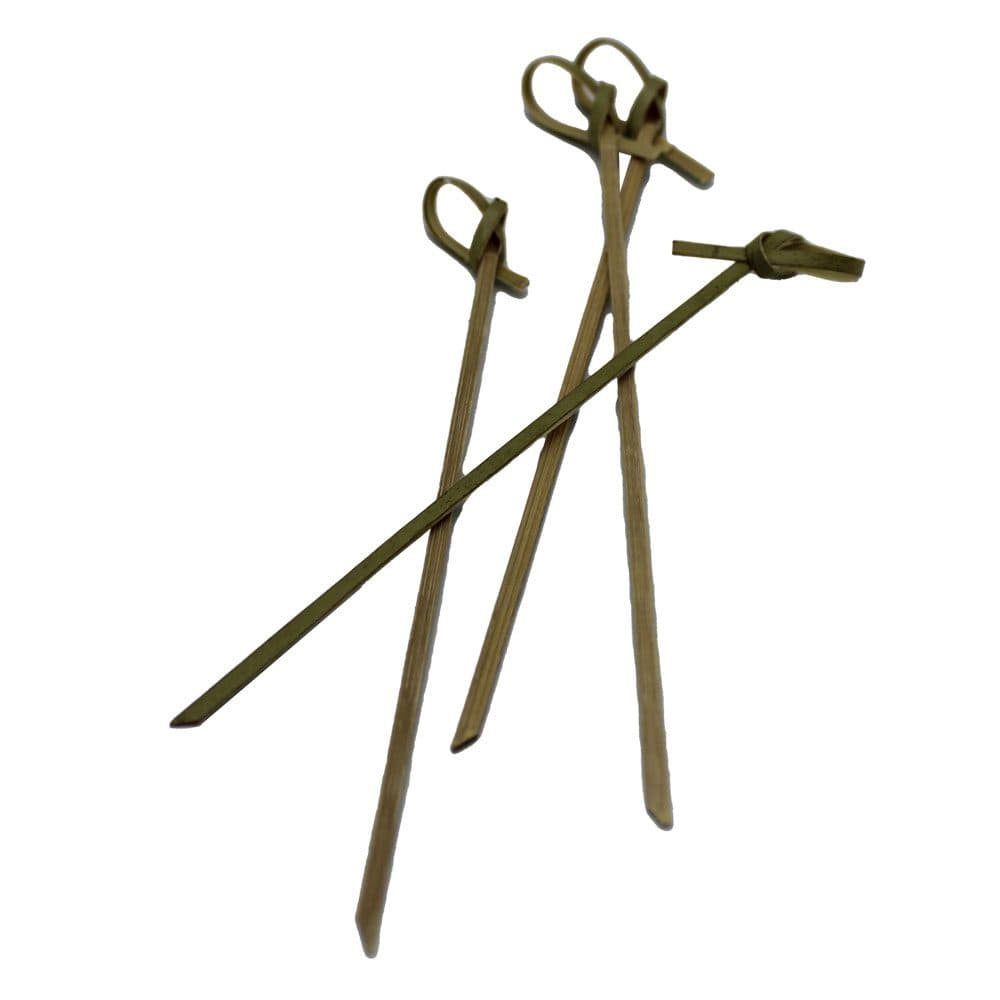 سیخ چوبی گره‌دار بامبو (۲ سایز) — تصویر ۷