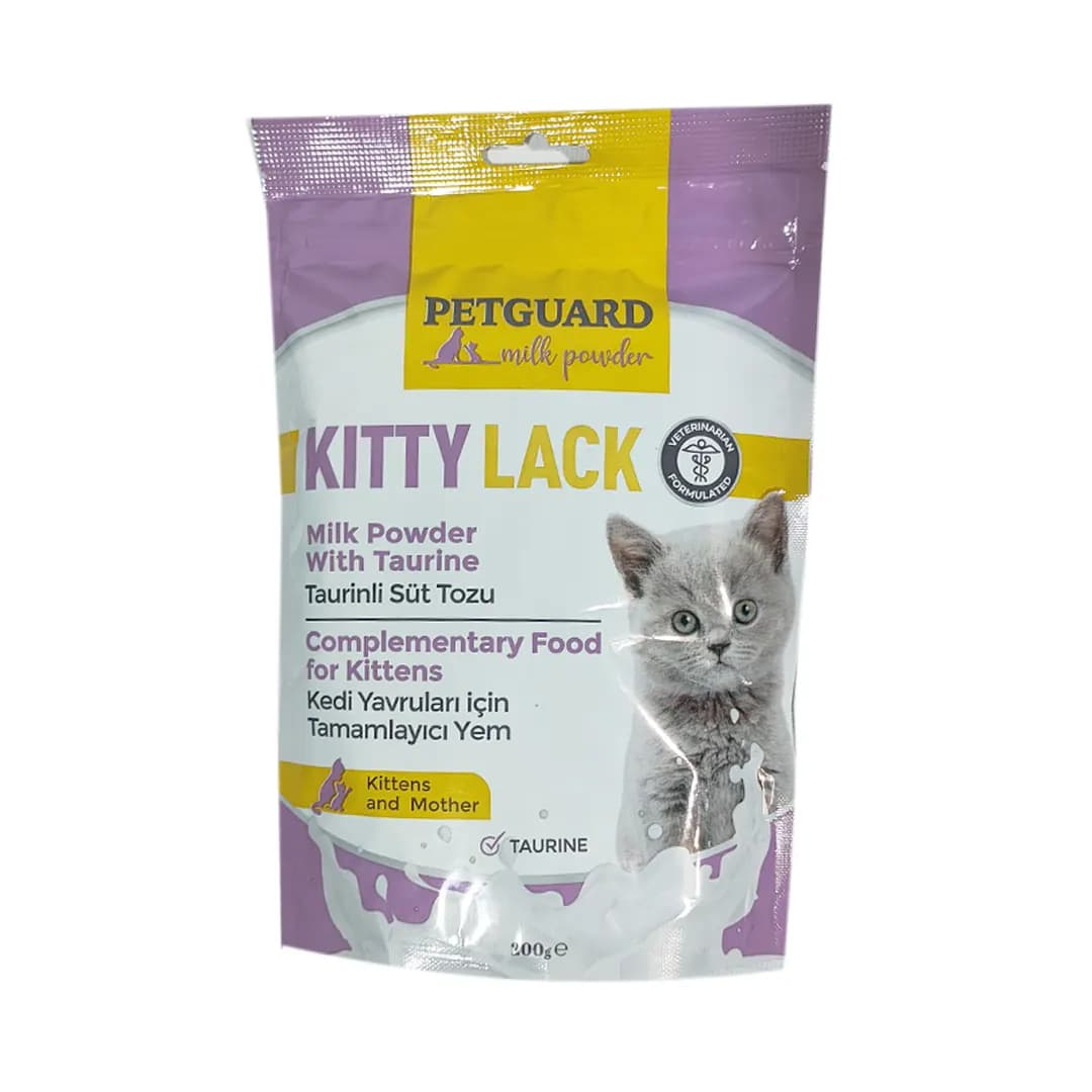 شیرخشک گربه Kitty Lack وزن 200 گرمی