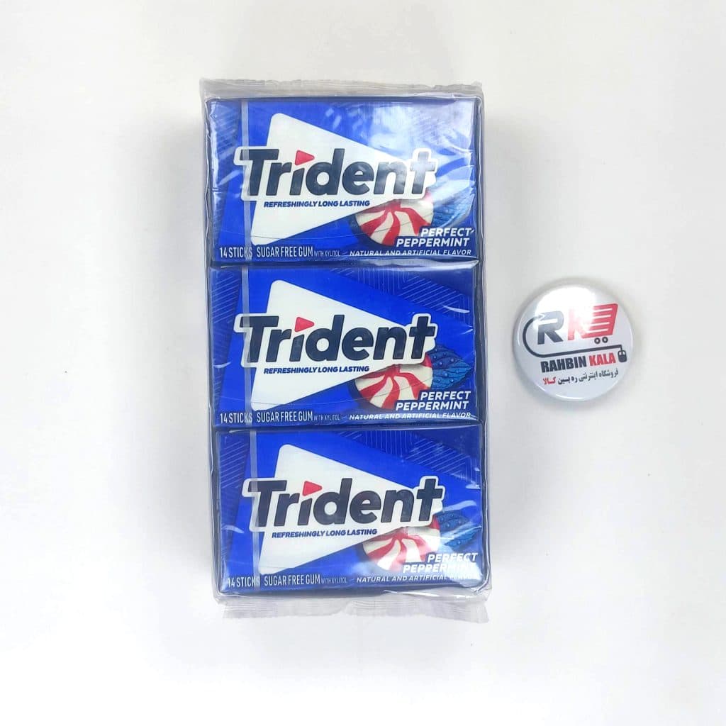 آدامس تریدنت نعنا تند و آبنبات بسته ای 12 عددی – TRIDENT — تصویر ۴