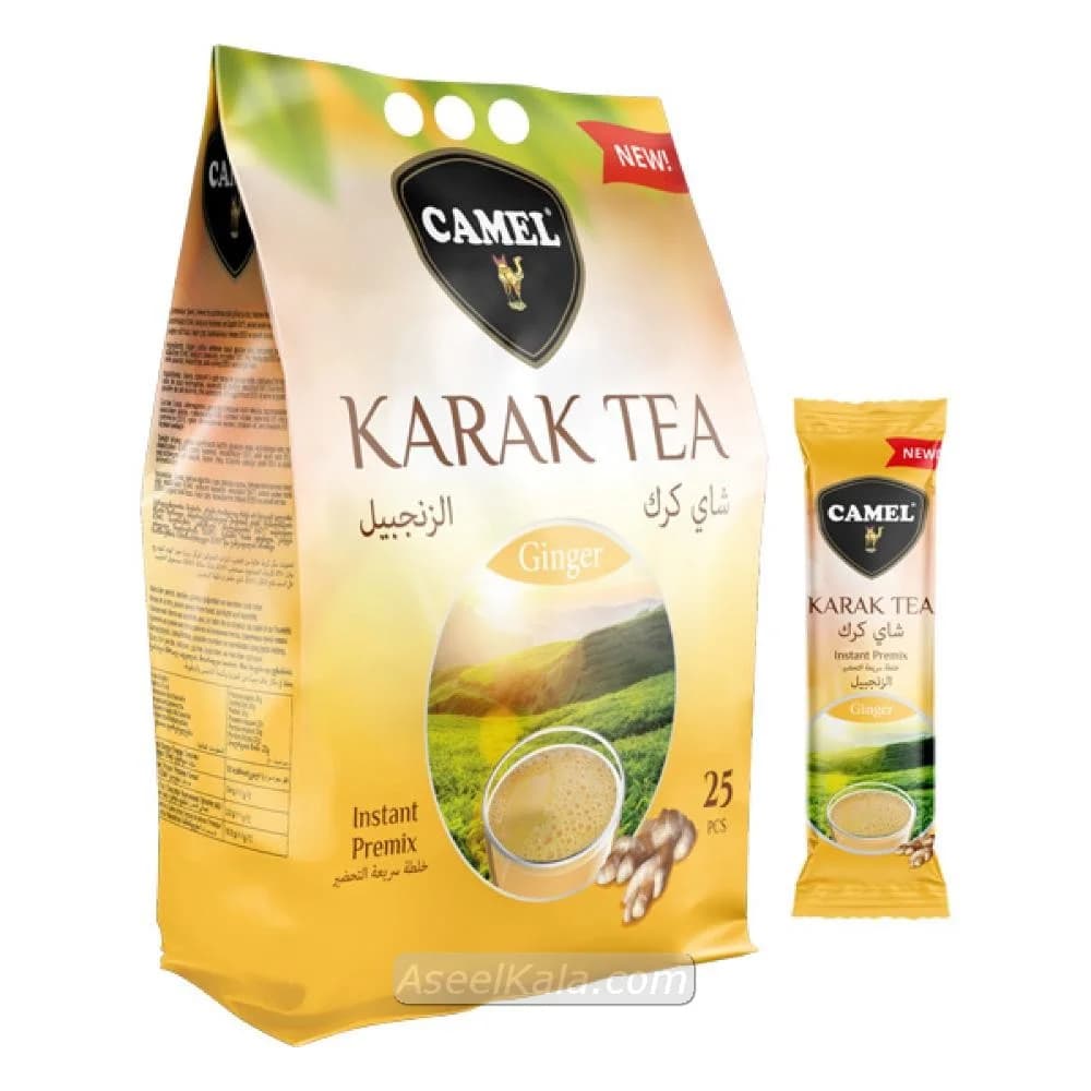 چای کرک زنجبیلی کمل بسته 25 عددی – Camel — تصویر ۲