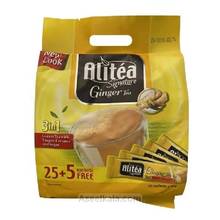 شیر چای علی تی زنجبیلی بسته 30 عددی – Alitea