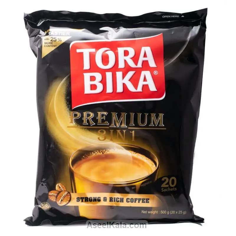 کافی میکس تورابیکا پرمیوم بسته 20 عددی – TORABIKA — تصویر ۲