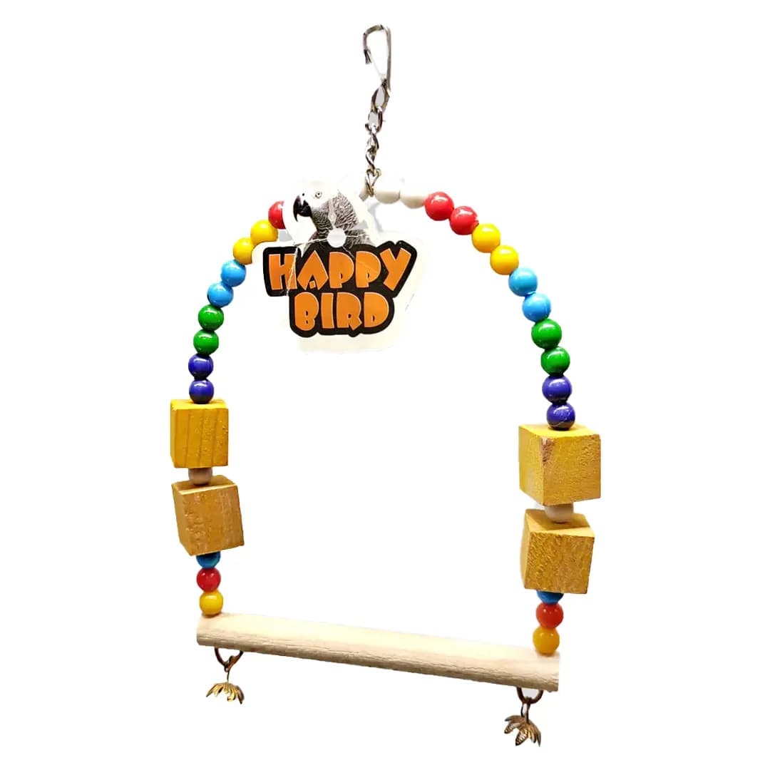 اسباب بازی تاب مهره و چوب پرنده Happy Bird