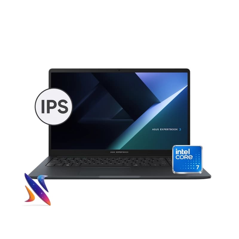 لپ تاپ 15.6 اینچی ایسوس ASUS ExpertBook B1503CVA CORE7-150U 32GB 512GB Intel-R Graphics IPS-Panel FingerPrint + Backlit