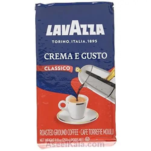 قهوه لاوازا کرما گوستو آسیاب شده ۲۵۰ گرمی – Lavazza — تصویر ۵