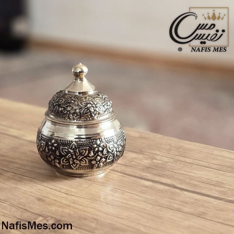 قندان کروم طرح نارینه ( لبه ساده ، ساخت زنجان )
