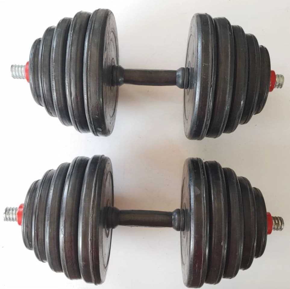 دمبل متغیر 30 کیلویی solide steel — تصویر ۴