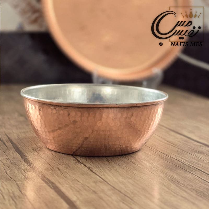 کاسه مسی چکش‌کاری زنجان ، با کیفیت و اصیل ( مدل نوین ) — تصویر ۳
