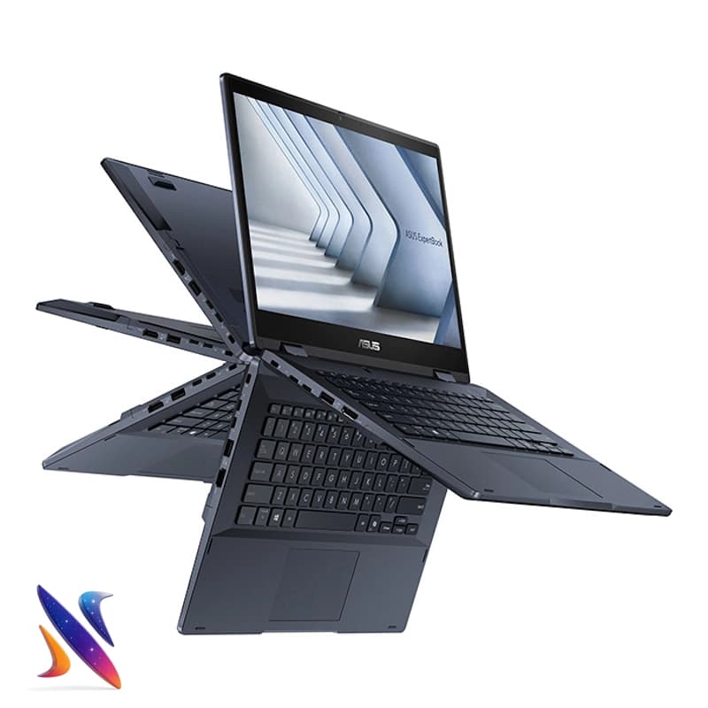 لپ تاپ 14 اینچی لمسی ایسوس ASUS ExpertBook B3402FVA Core5-120U 8GB 2TB Intel R Graphics IPS Touch + Bag & Mouse — تصویر ۴