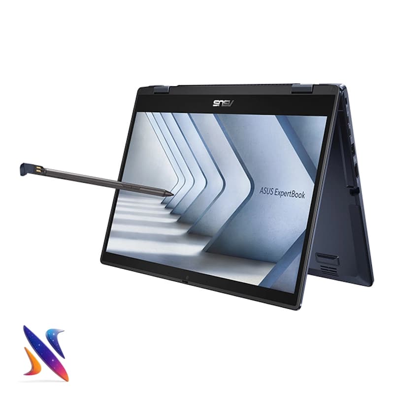 لپ تاپ 14 اینچی لمسی ایسوس ASUS ExpertBook B3402FVA Core5-120U 8GB 1TB Intel R Graphics IPS Touch + Bag & Mouse — تصویر ۵
