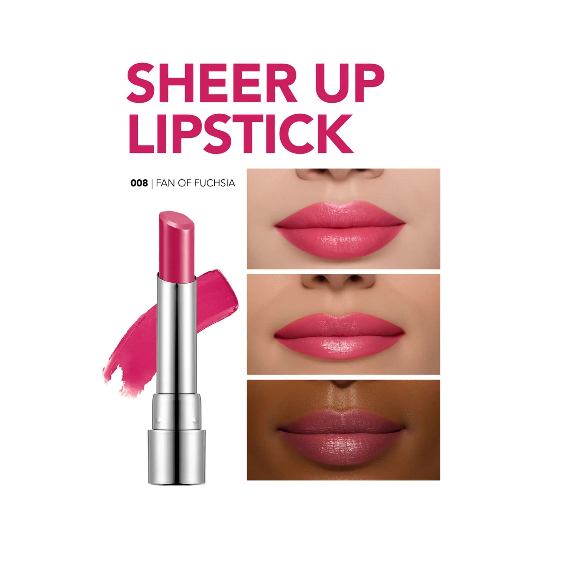 رژ لب جامد شیر‌آپ فلورمار SHEER UP — تصویر ۸