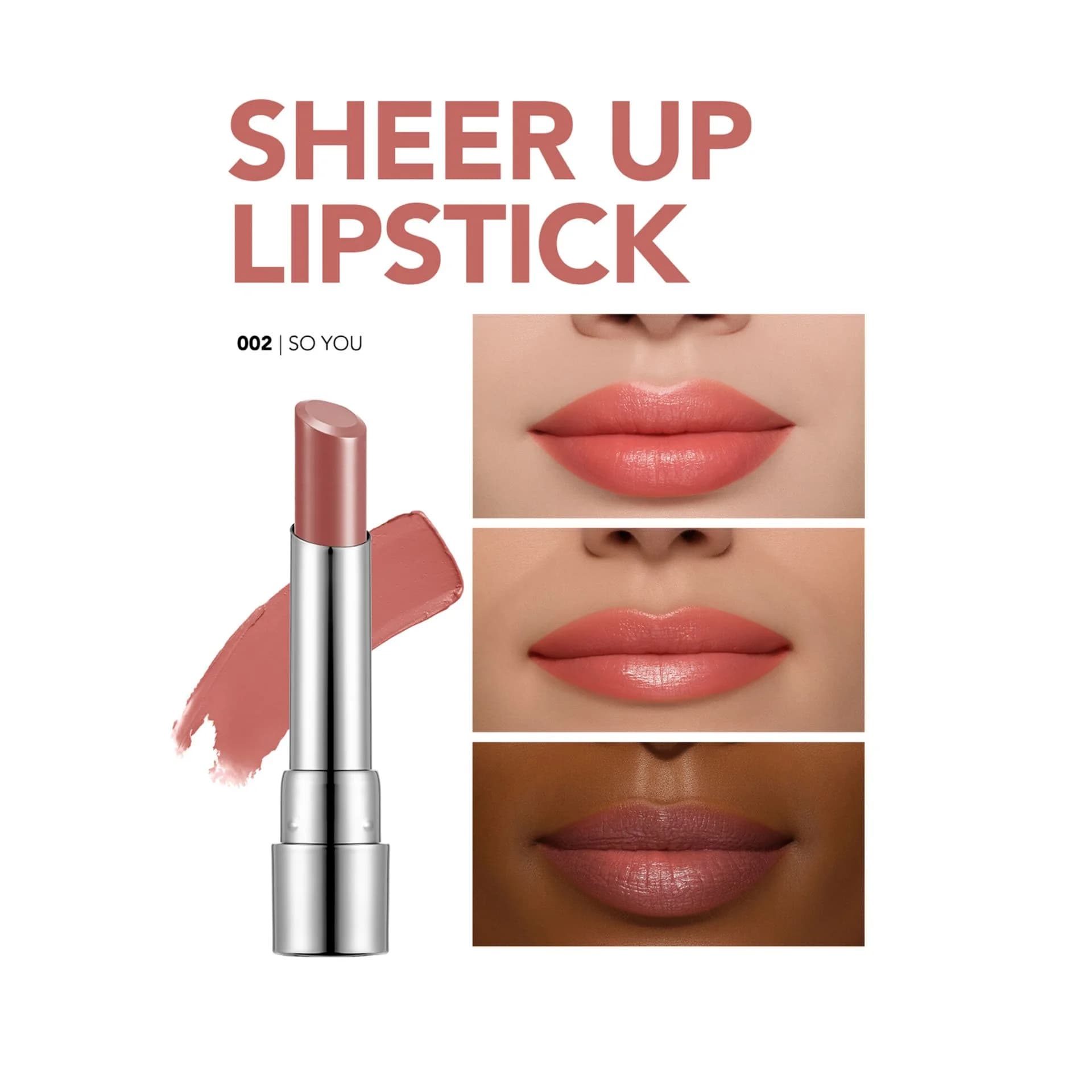 رژ لب جامد شیر‌آپ فلورمار SHEER UP — تصویر ۵