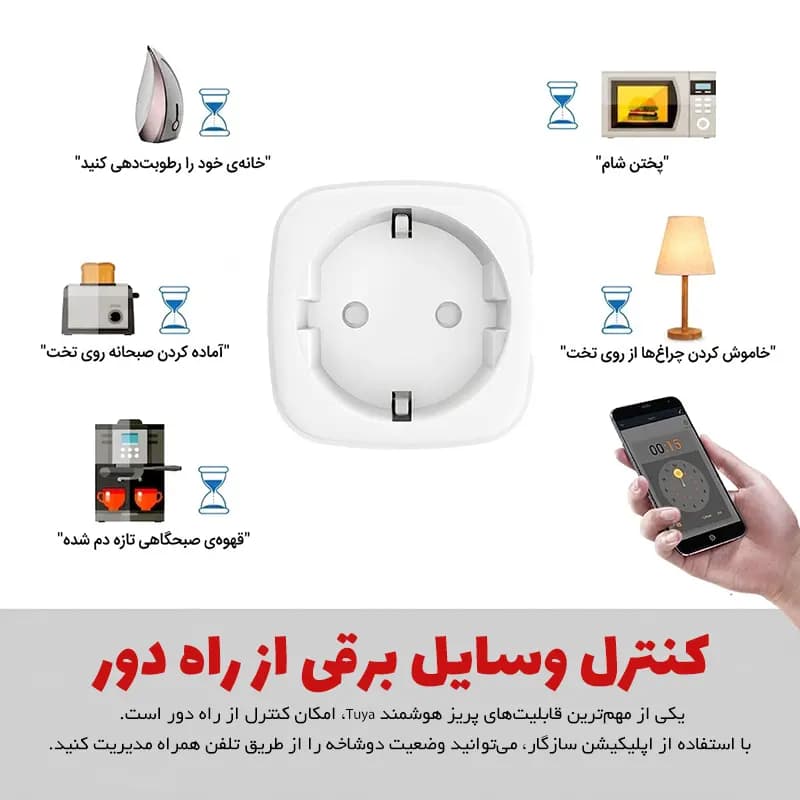 دوشاخه برق هوشمند Tuya — تصویر ۱۱