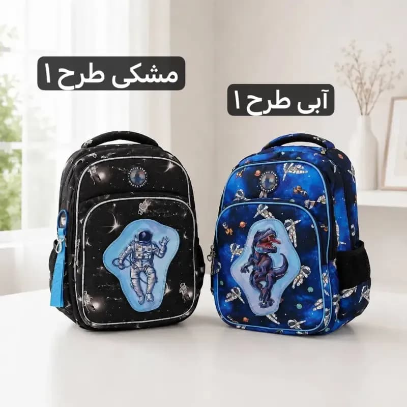 کوله پشتی طرحدار بچگانه و مدرسه ای ابعاد 40 در 35 سانتیمتر — تصویر ۸