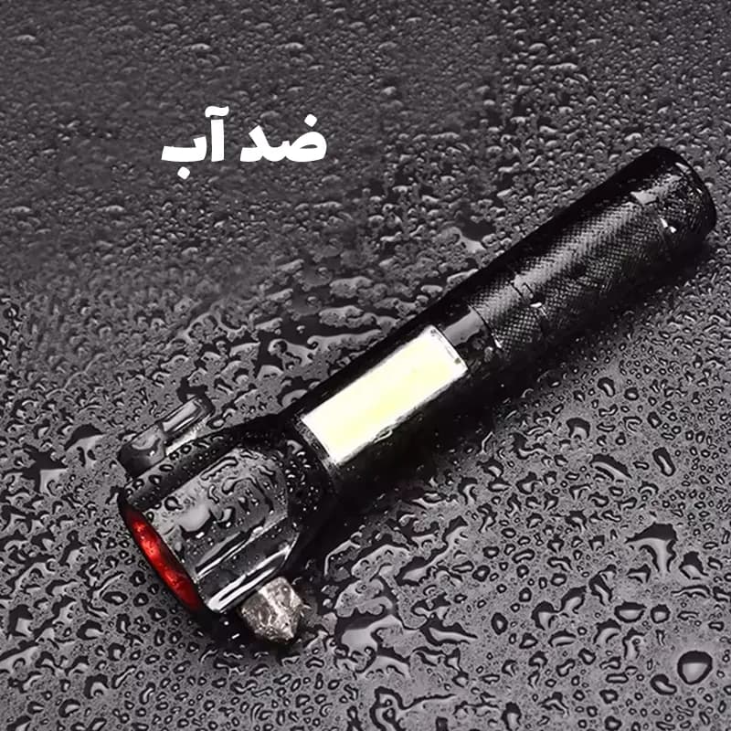 چراغ قوه شارژی چندکاره مدل T6-28 — تصویر ۷