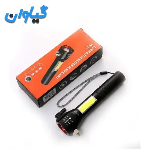 چراغ قوه شارژی چندکاره مدل T6-28