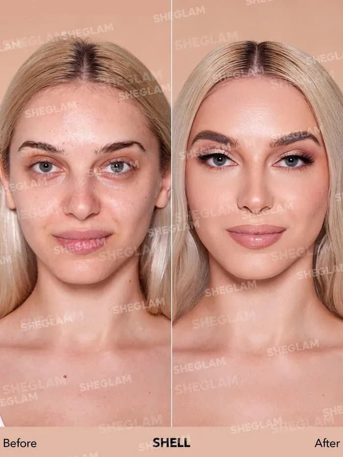 کرم پودر آبرسان شیگلم SHEGLAM مدل SkinFinite Hydrating — تصویر ۱۲