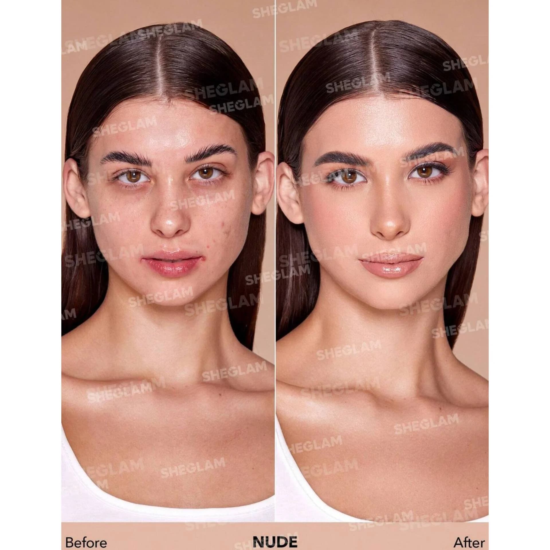 کرم پودر آبرسان شیگلم SHEGLAM مدل SkinFinite Hydrating — تصویر ۷