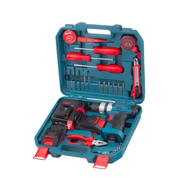 کیت دریل چکشی شارژی 16 ولت 33 پارچه رونیکس مدل Rs-8615 — تصویر ۸