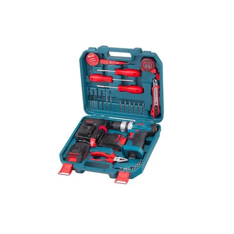 کیت دریل چکشی شارژی 16 ولت 33 پارچه رونیکس مدل Rs-8615 — تصویر ۶