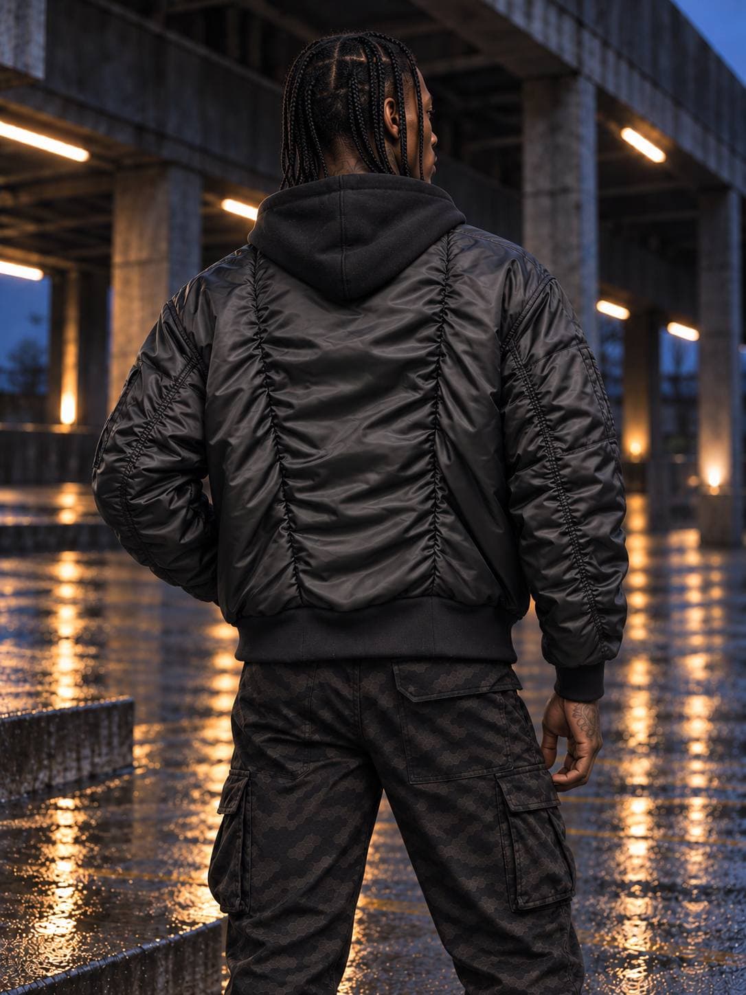 کاپشن خلبانی Black Shadow Bomber — تصویر ۴