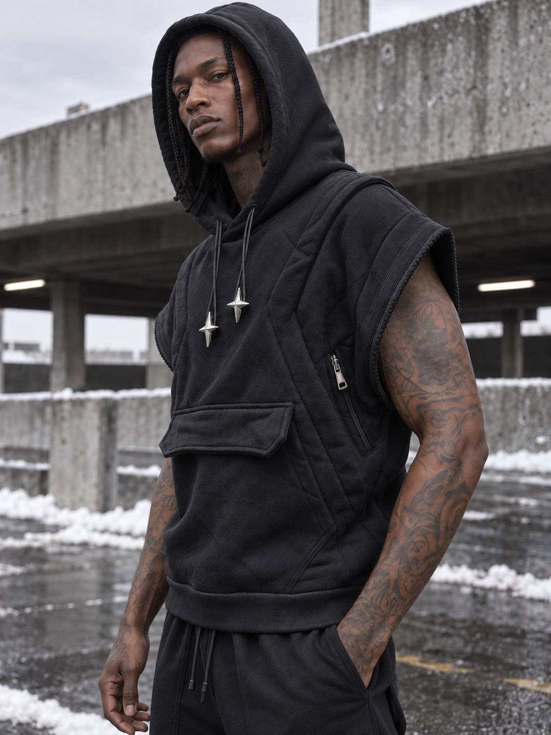 Shadow Utility Vest | وست سهنخ خارخورده — تصویر ۳