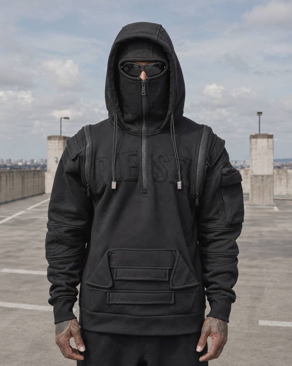 هودی تک‌ویر ماسک‌دار DIESEL Tactical — تصویر ۵