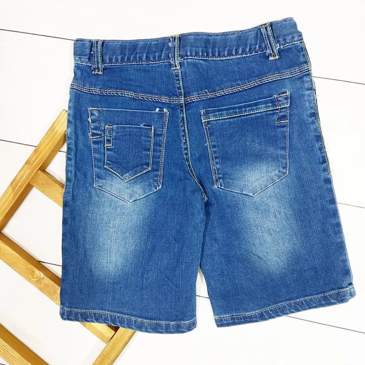 شلوارک جین بچگانه برند GAP مناسب دختر و پسر سایز 2 تا 6 سال — تصویر ۱۰