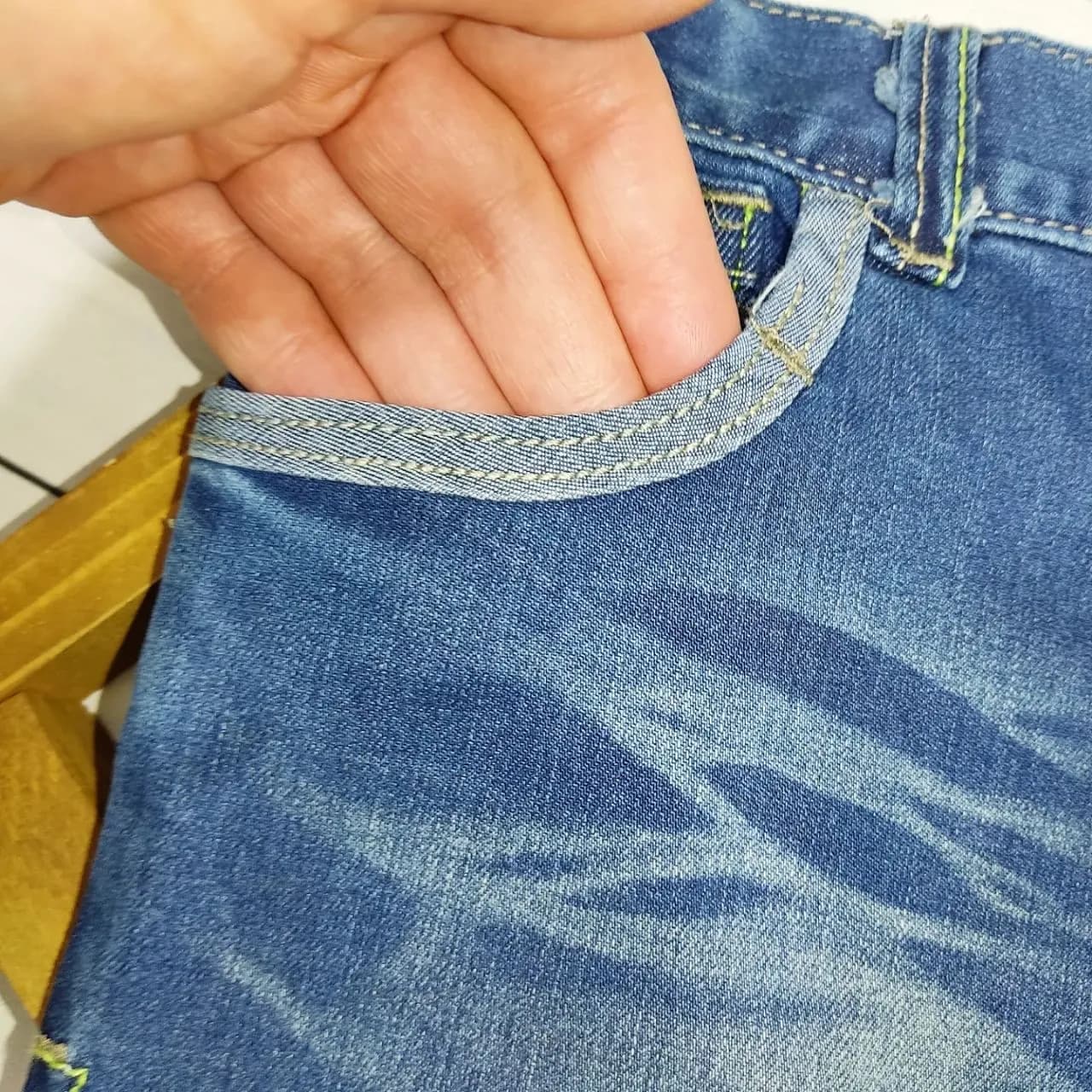 شلوارک جین بچگانه برند GAP مناسب دختر و پسر سایز 2 تا 6 سال — تصویر ۱۲