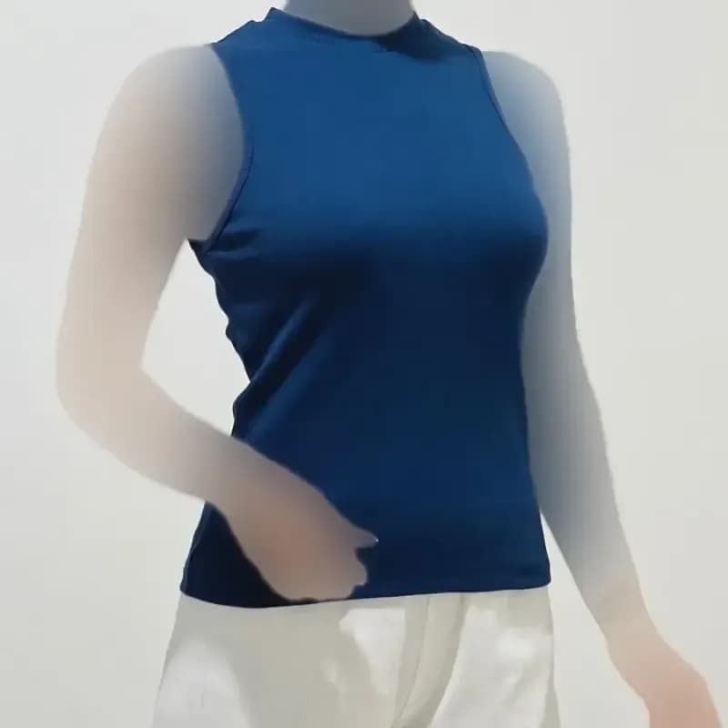 تاپ بیسیک کبریتی زنانه مدل 1130 مناسب سایز 38 تا 46 — تصویر ۵