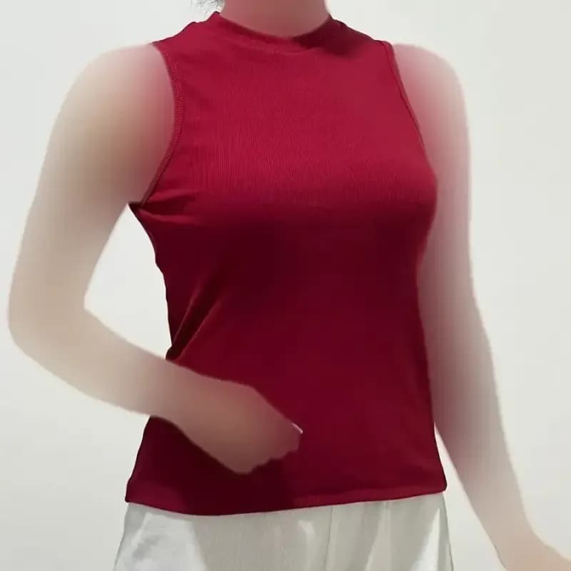 تاپ بیسیک کبریتی زنانه مدل 1130 مناسب سایز 38 تا 46 — تصویر ۷