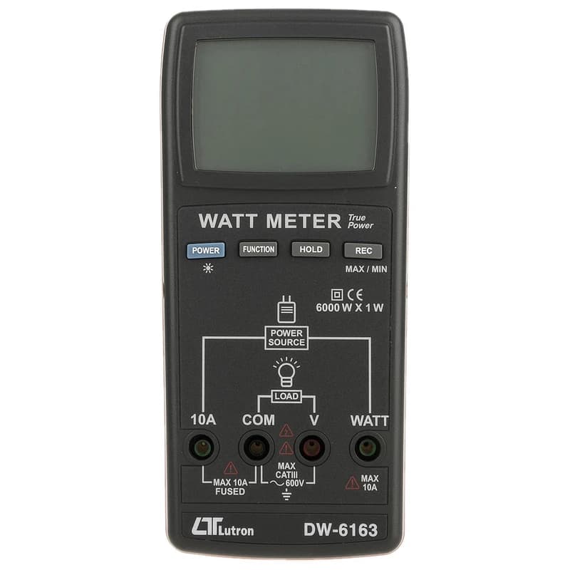 وات متر دیجیتال لوترون مدل LUTRON DW-6163 — تصویر ۲