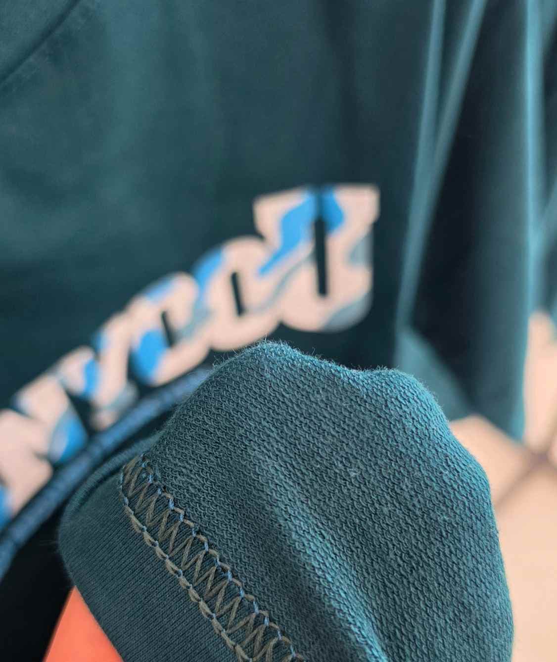 ست سایز بزرگ تیشرت شلوارک سبز کد 3299 — تصویر ۵