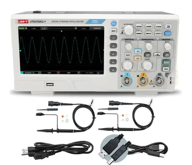 اسیلوسکوپ یونیتی مدل UNI-T UTD2102CL — تصویر ۵