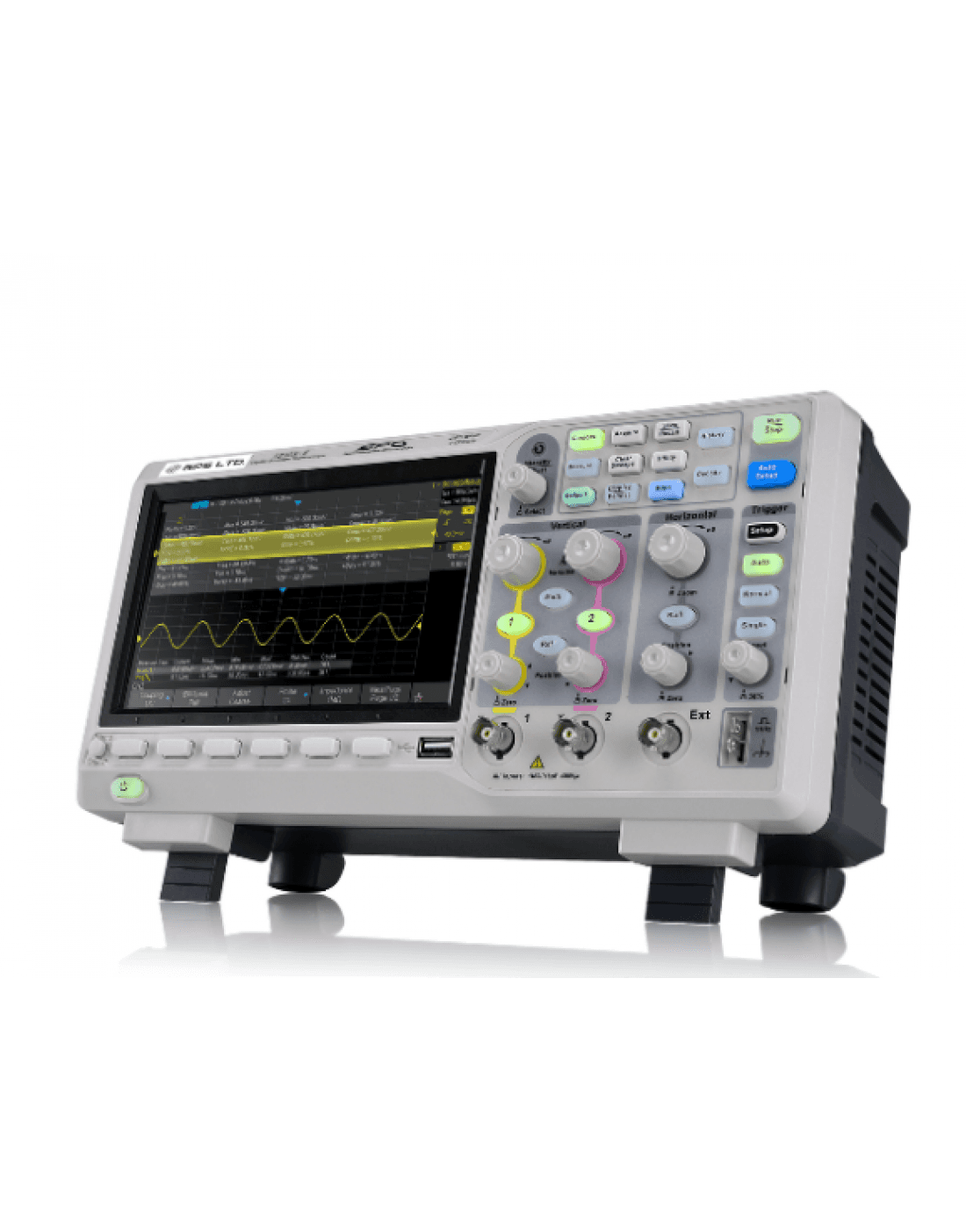 اسیلوسکوپ 200MHZ دو کاناله جی پی اس مدل GPS-1202XE — تصویر ۲