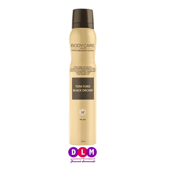 اسپری عطری مردانه بادی کر مدل تام فورد بلک ارکید (Bodycare Tom Ford Black Orchid) – ۲۰۰ میل — تصویر ۳